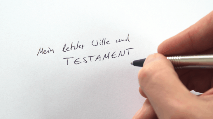 Erbrechtliches Vermächtnis