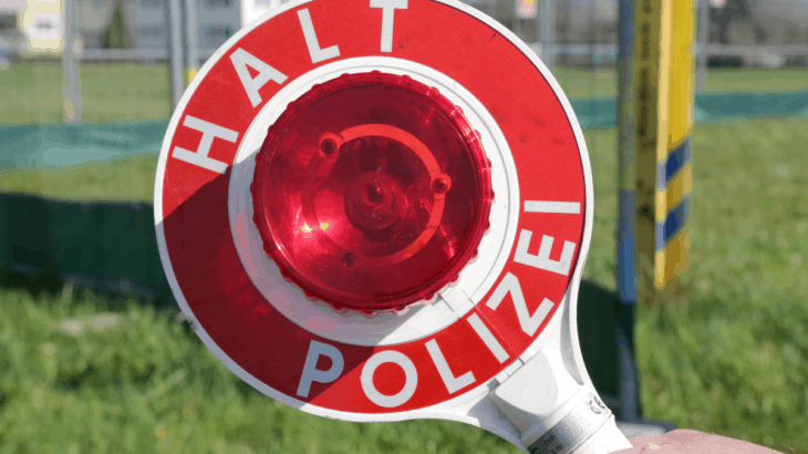 Polizeikontrolle in der Schweiz